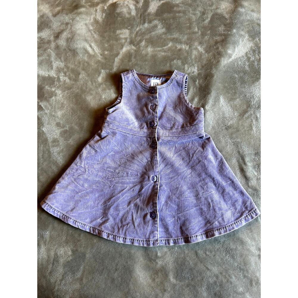 Purple/Lavender Corduroy Button Front Gap Dress, Vintage, Boho, Retro, Y2K
